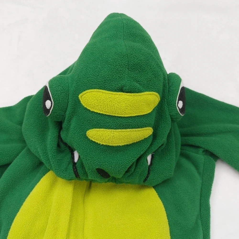 OLD NAVY INFANTS GREEN 2 PIECE DINOSAUR DRAGON COSTUME SIZE 12-24 MONTHS